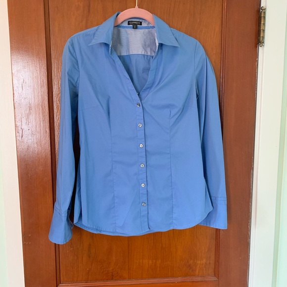 Y2k vintage Express stretch button down shirt - Picture 8 of 13